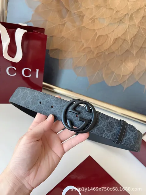 Gucci Horsebit Belt GG Supreme Canvas