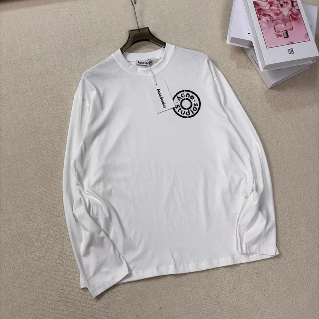 Acne Studios Long-Sleeve T-Shirt Logo Print