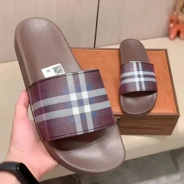 Burberry Check Slide