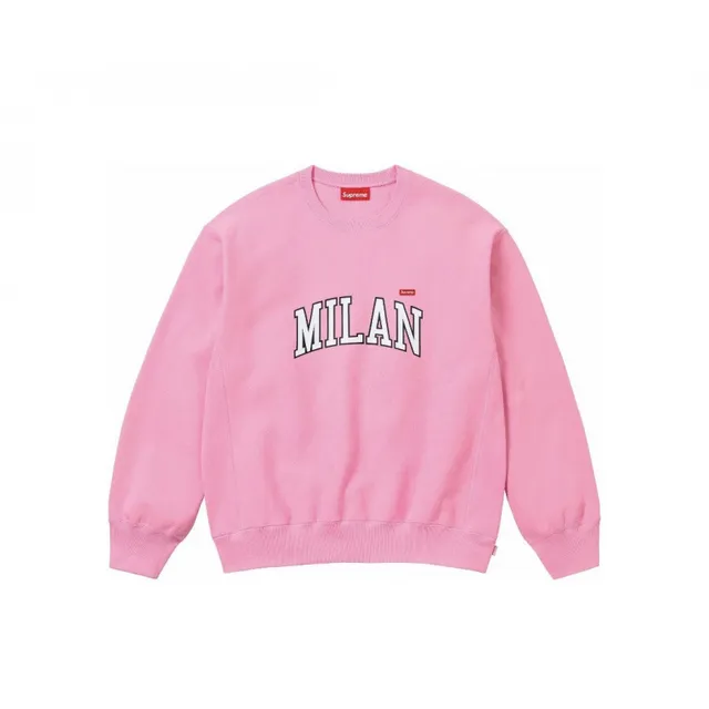 E572Supreme24SShopCrewneck Shanghai opening pink