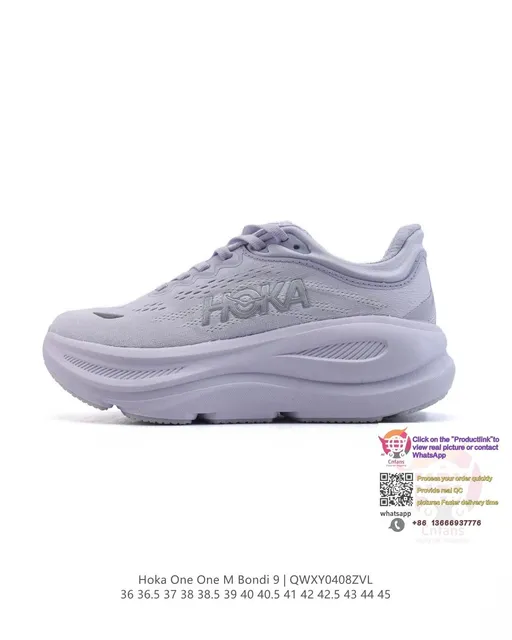 Hoka One One M Bondi 9 Monochrome Grey