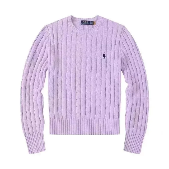 Polo Ralph Lauren Cable Knit Sweater Lavender
