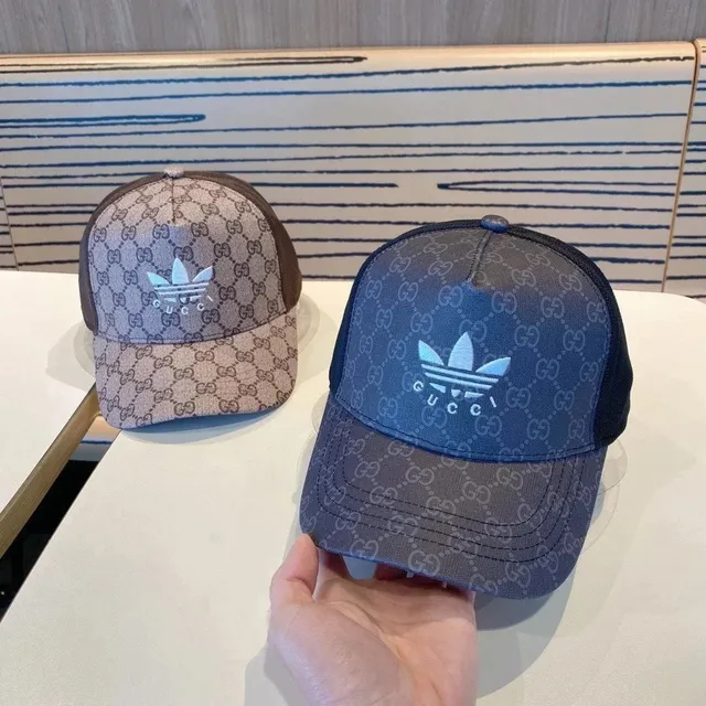 Gucci Trucker Cap GG Monogram x Adidas Trefoil