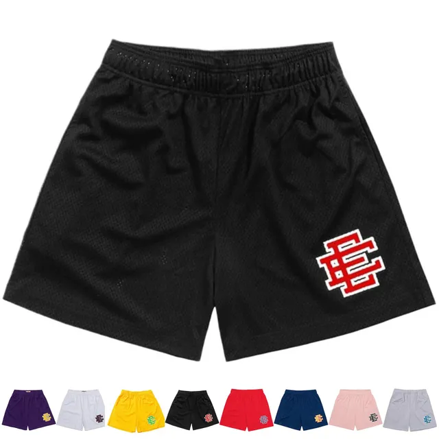 Fear of God Essentials Mesh Shorts Red Logo