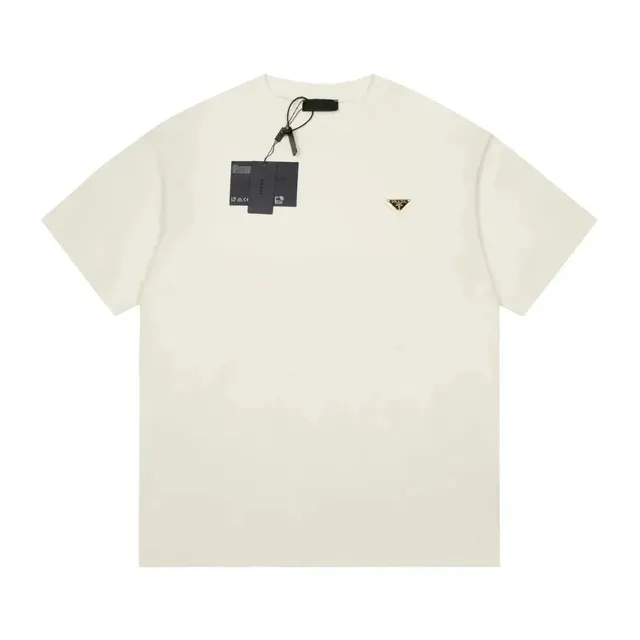 Prada Logo T-Shirt Mini Triangle Logo