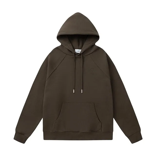 Amiri Hooded Sweatshirt Olive Brown
