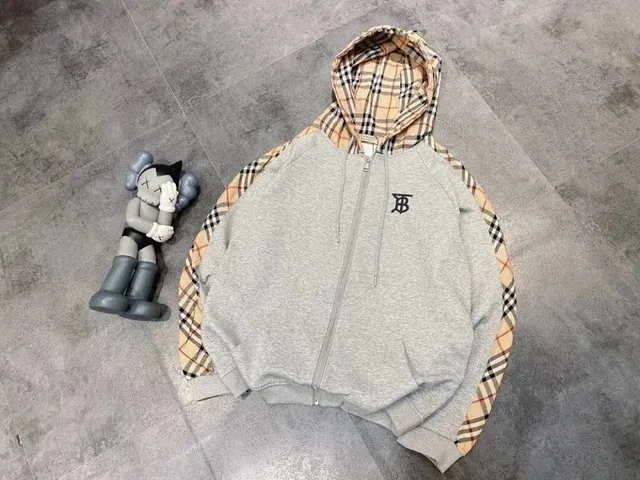 Burberry × KAWS Zip-Up Hoodie