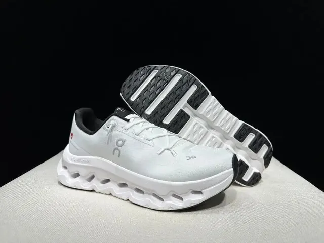 On Cloudmonster White Black