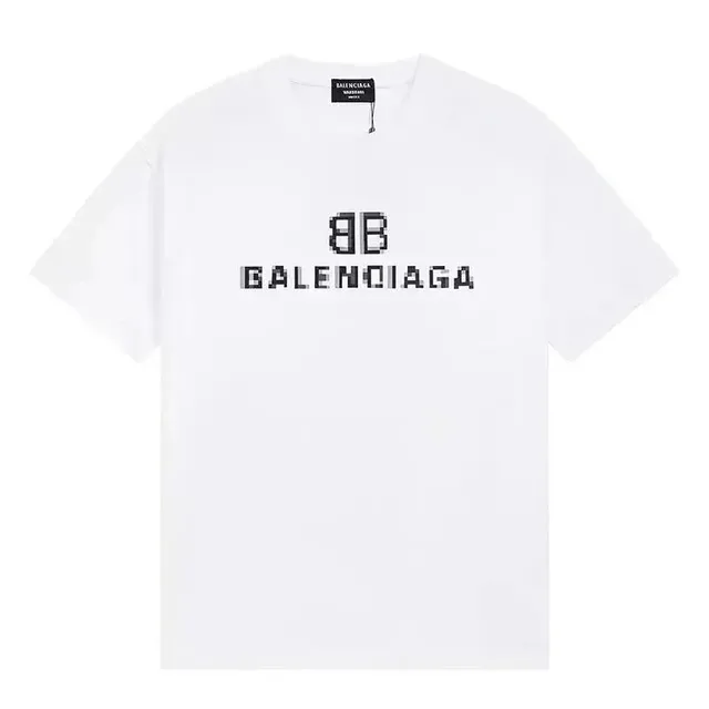 Balenciaga Pixel Logo T-Shirt Pixelated BB