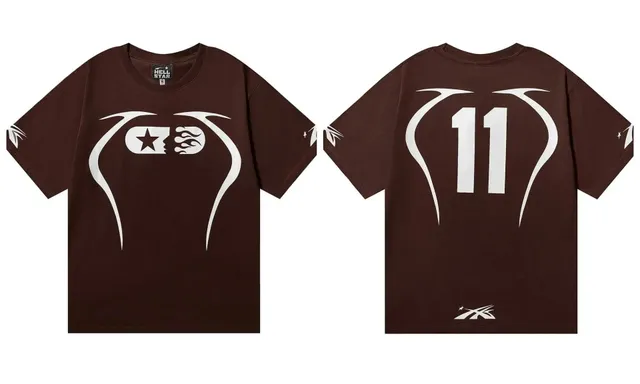 Hellstar Graphic Tee Star Flame Print