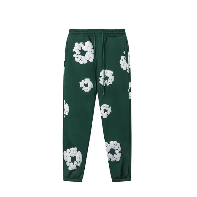 Joggers Floral Embroidered