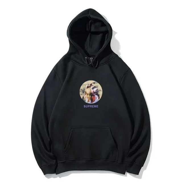 Supreme Hooded Sweatshirt Miss Piggy Graphic