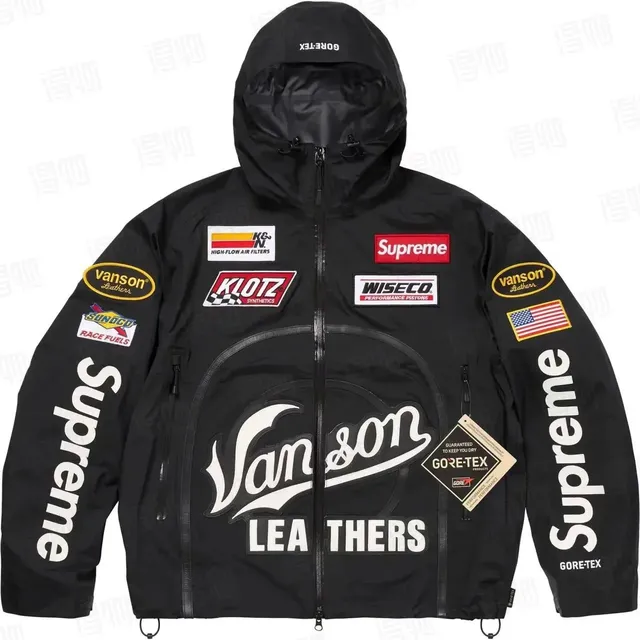 Supreme GORE-TEX Racing Jacket Vanson Leathers Collaboration