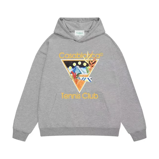 Casablanca Hoodie Tennis Club Graphic