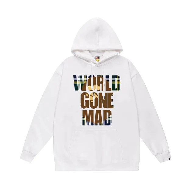 BAPE Hoodie World Gone Mad Graphic