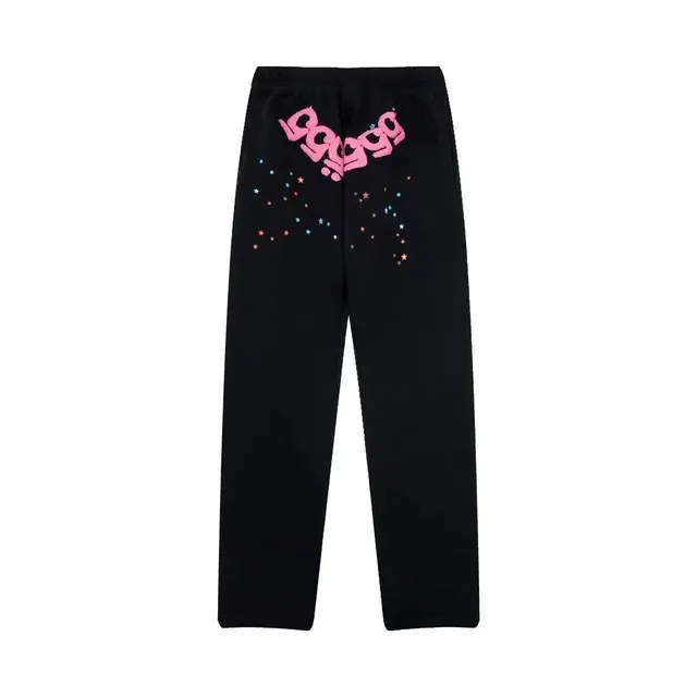 Balenciaga Joggers Pink Logo with Star Print