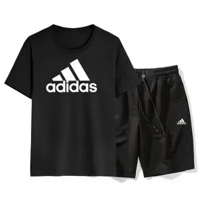 Adidas T-Shirt and Shorts Set Classic Logo