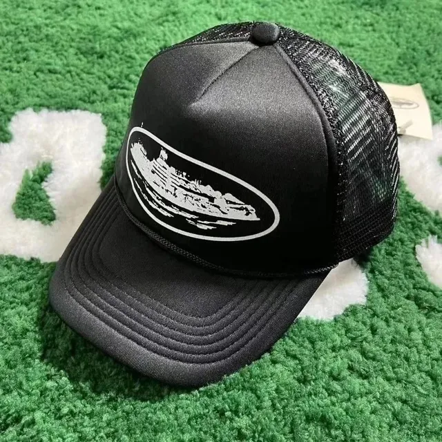 New Era Trucker Cap Mountain Logo