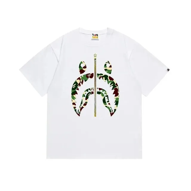 BAPE Shark Tee Camo Zip Shark