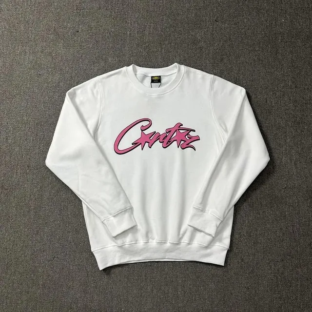 Corteiz Crewneck Sweatshirt Pink Script Logo