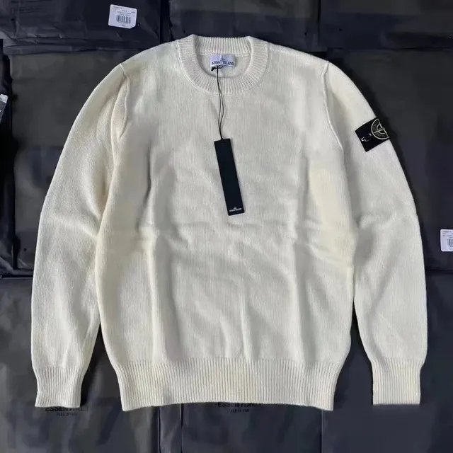Stone Island Crewneck Sweater Off-White