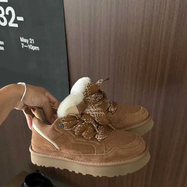 UGG Platform Sneaker Shearling Lined