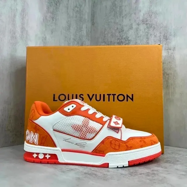 Louis Vuitton LV Trainer Monogram Orange