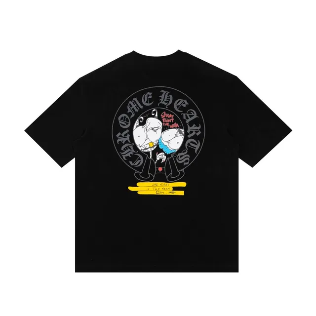 Chrome Hearts Graphic Tee Neon City Print