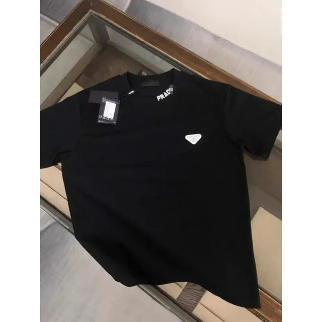 Prada Logo T-Shirt Triangular Logo