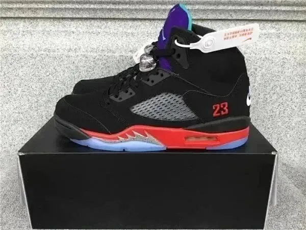Air Jordan 5 Black Fire Red