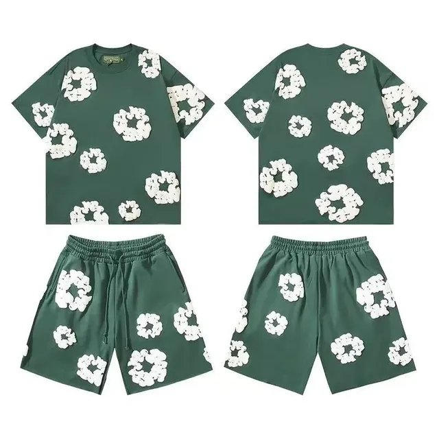 Gallery Dept. Floral Print Set 3D Floral Appliqué