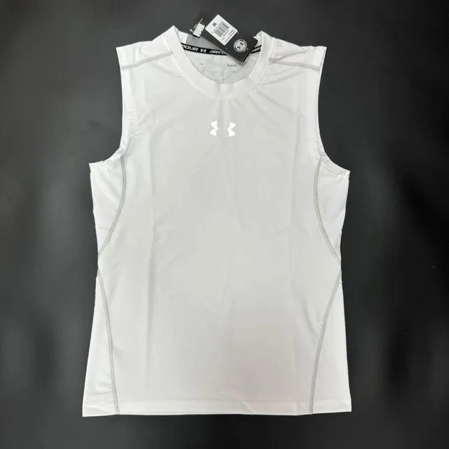 Under Armour HeatGear Sleeveless Pure White