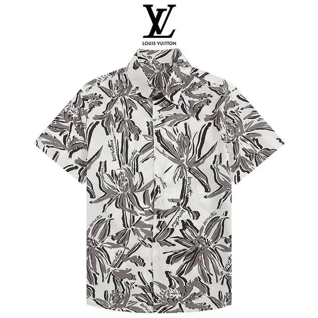 Louis Vuitton Floral Print Shirt Monogram Floral