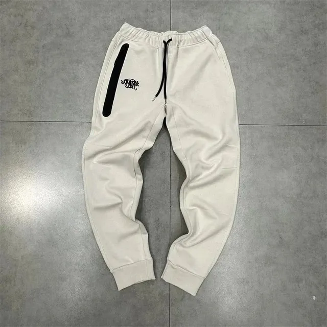 Joggers Contrast Zip Pocket