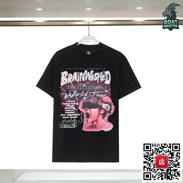 Hellstar Brainwashed Tour Tee World Tour Graphic