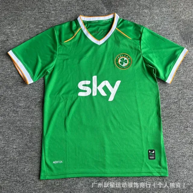 Ireland Football Jersey Sky Sponsor