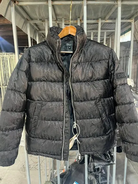 Dior Puffer Jacket Oblique Logo