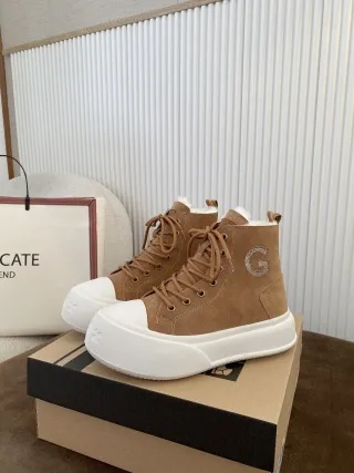 Gucci GG Marmont Sneaker Suede and Leather