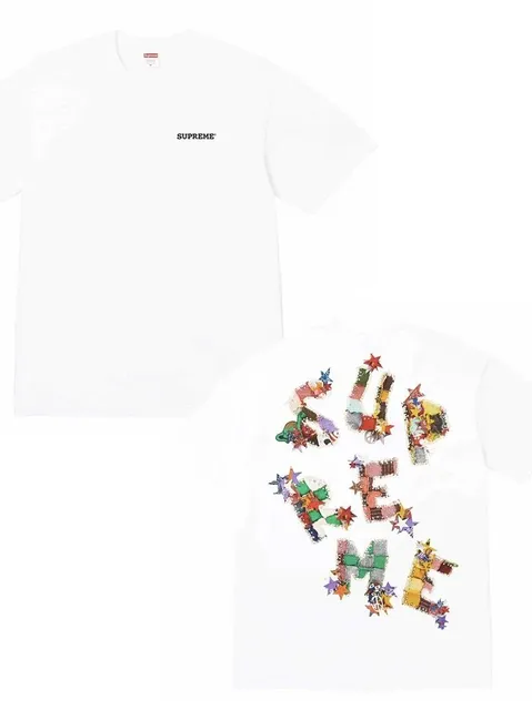 Supreme T-Shirt Patchwork Logo