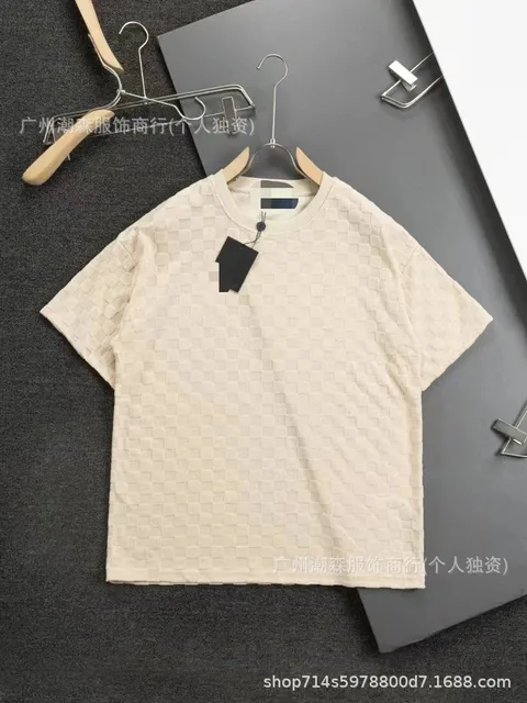 Short-Sleeve T-Shirt Checkerboard Texture