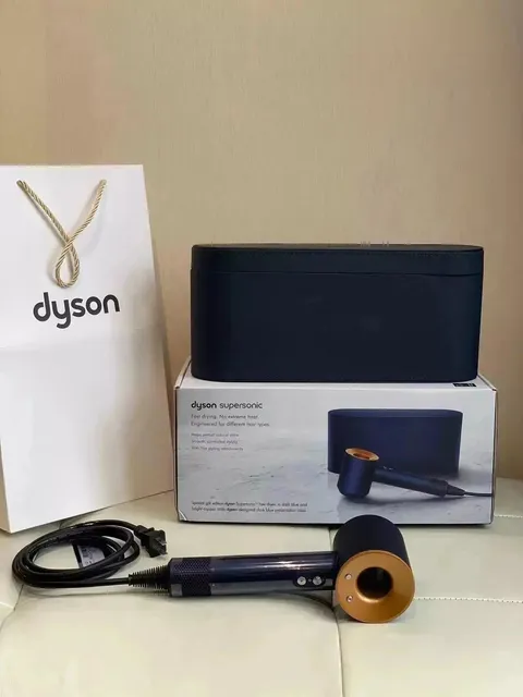 Dyson Supersonic Hair Dryer Dark Blue and Bright Copper