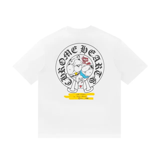 Chrome Hearts Graphic T-Shirt Neon City Print