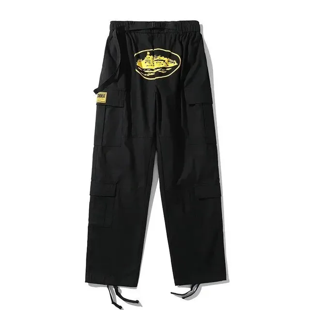 Broken Planet Cargo Pants Gold Logo