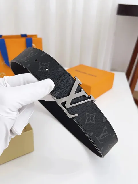Louis Vuitton LV Initiales Belt Monogram Eclipse Black