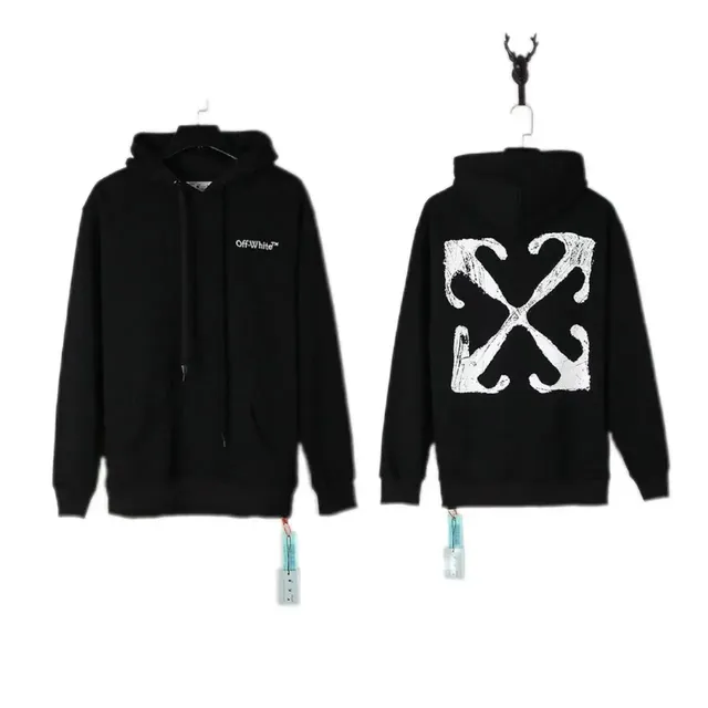 Off-White Hooded Sweatshirt Arrow Print