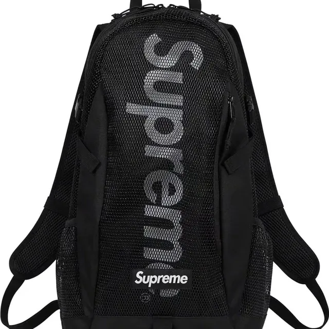 Supreme Mesh Backpack Black