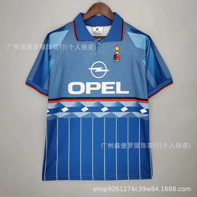 Adidas AC Milan Home Jersey 1993-94 Opel Sponsor