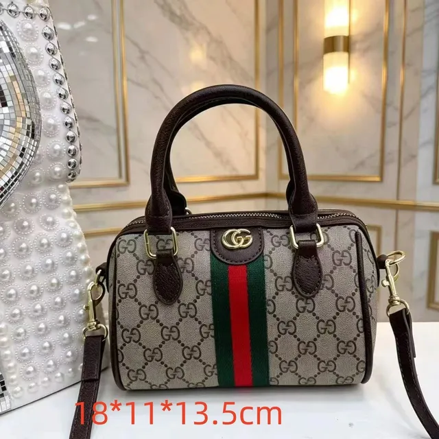 Gucci handbags GG Supreme with Web Stripe