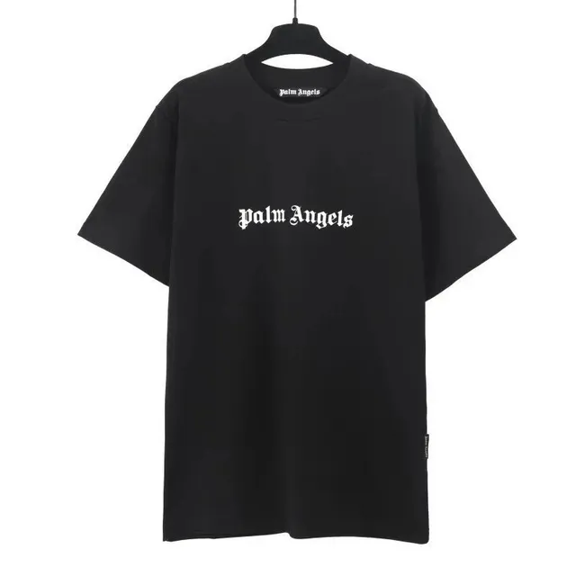 Palm Angels Logo Tee Gothic Print