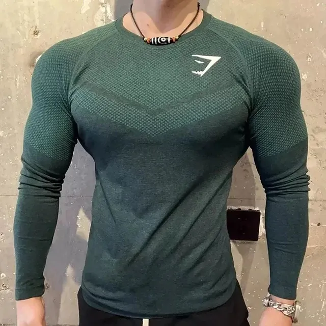 Gymshark Long Sleeve Top Textured Performance